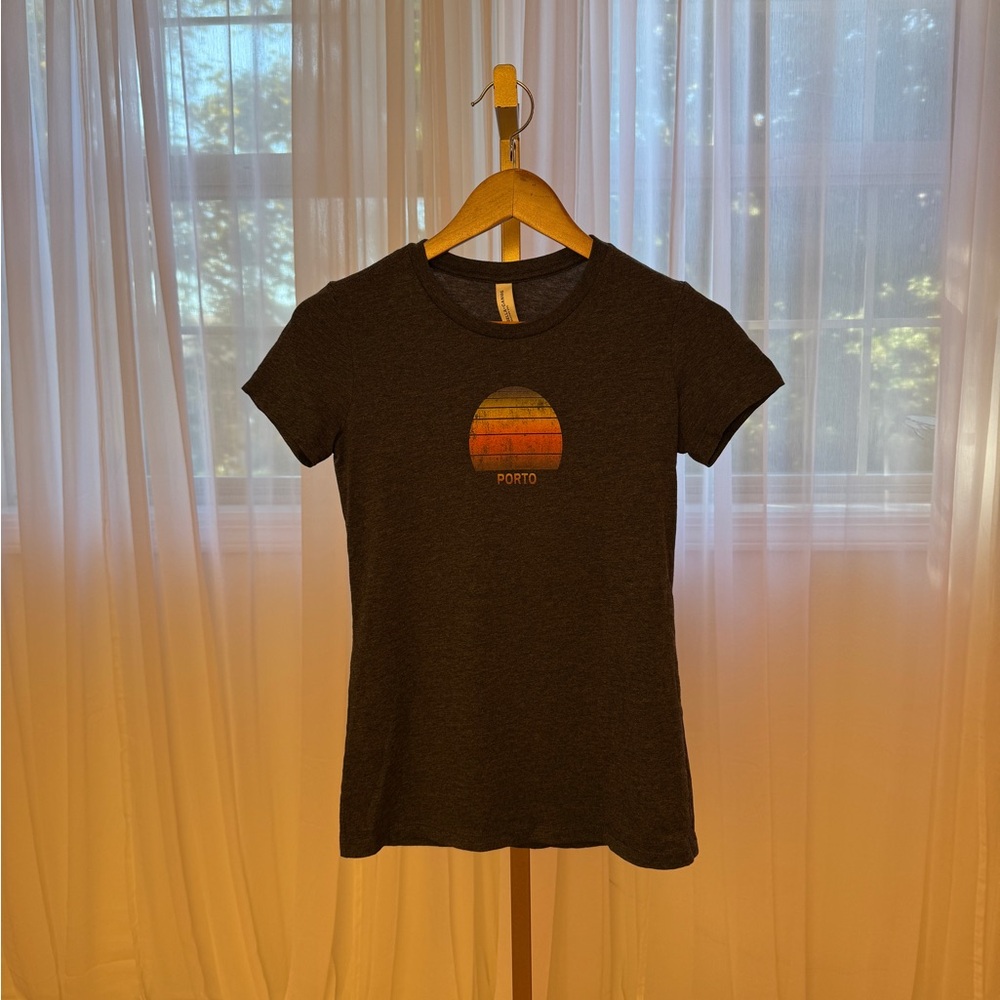 Bella Canvas Women's Black Tee with Colorful Graphic